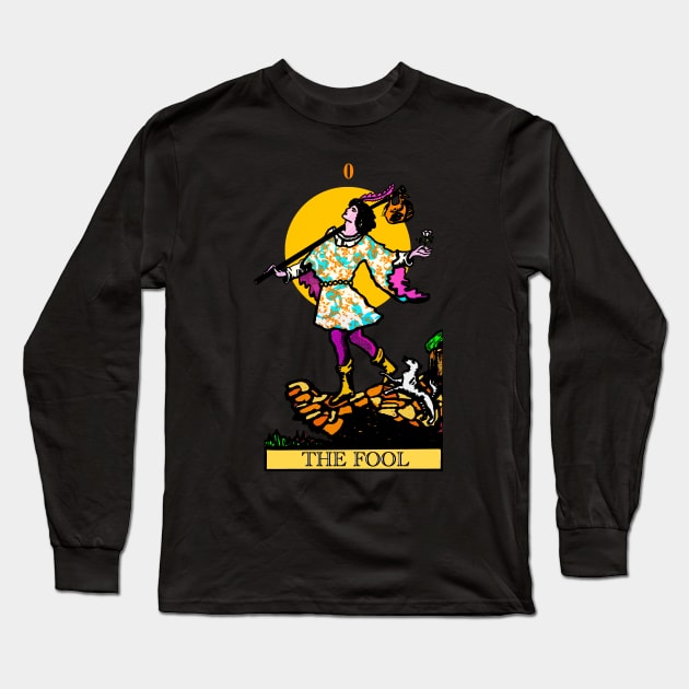 The Fool - Great April Fools Gift - Tee, Sticker, Button, & More Long Sleeve T-Shirt by TJWDraws